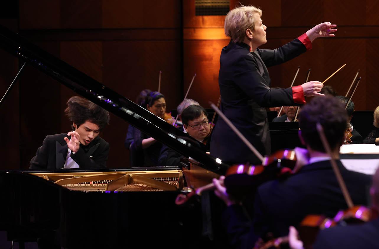 Yunchan Lim and Marin Alsop
