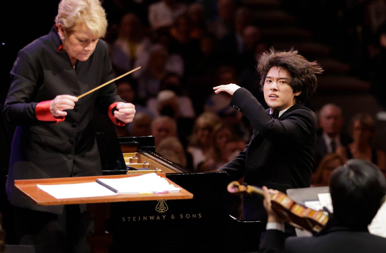 Yunchan Lim and Marin Alsop